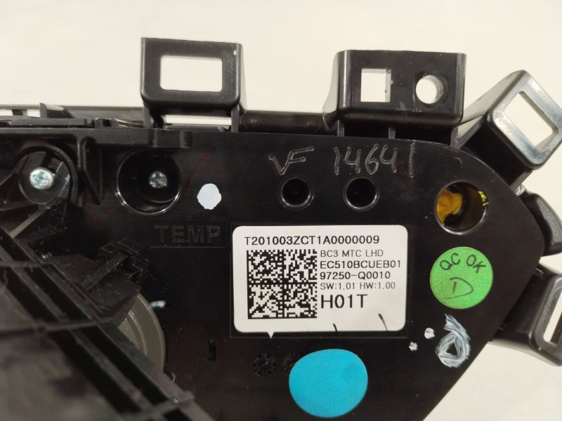 Recambio de mando calefaccion / aire acondicionado para hyundai i20 iii (bc3, bi3) 1.2 referencia OEM IAM 97250Q0010  97250Q0010