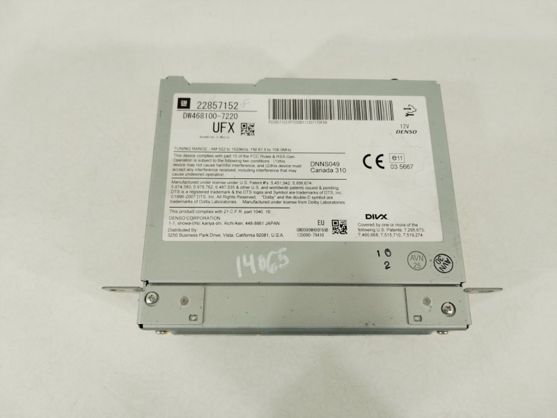 Recambio de sistema navegacion gps para opel ampera (r12) ev 150 referencia OEM IAM 22857152  