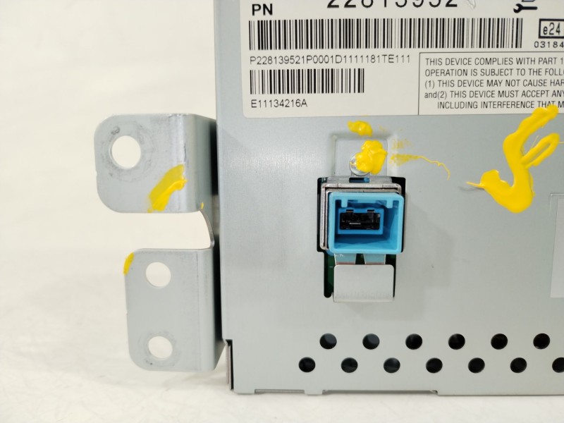 Recambio de pantalla multifuncion para opel ampera (r12) ev 150 referencia OEM IAM 22813952  