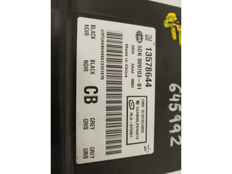 Recambio de modulo electronico para opel ampera (r12) ev 150 referencia OEM IAM 13578644  