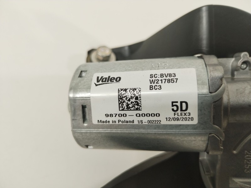 Recambio de motor limpia trasero para hyundai i20 iii (bc3, bi3) 1.2 referencia OEM IAM 98700Q0000  