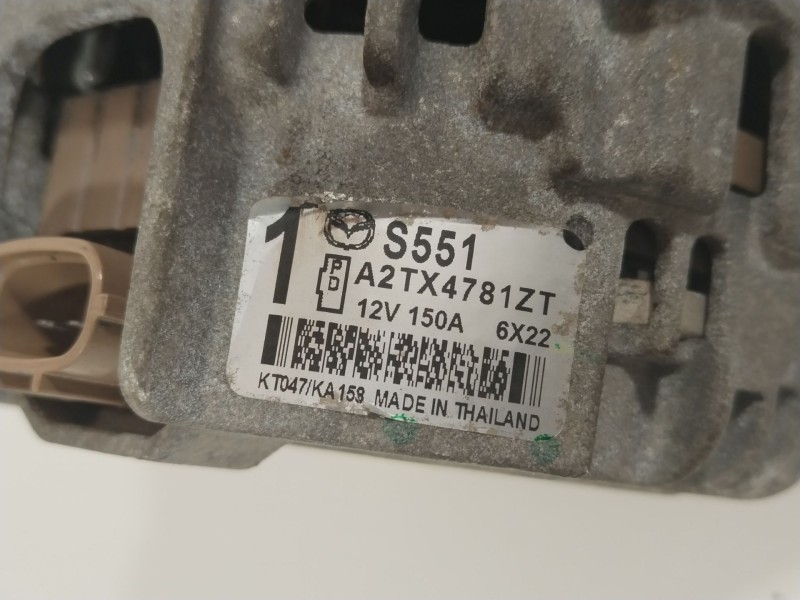 Recambio de alternador para mazda cx-3 luxury referencia OEM IAM A2TX4781ZT  