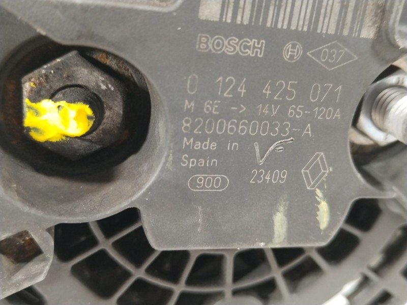 Recambio de alternador para renault clio iii authentique referencia OEM IAM 8200660033A  124425071