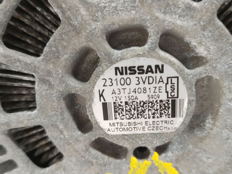 Recambio de alternador para nissan juke (f15) acenta referencia OEM IAM 231003VDIA  