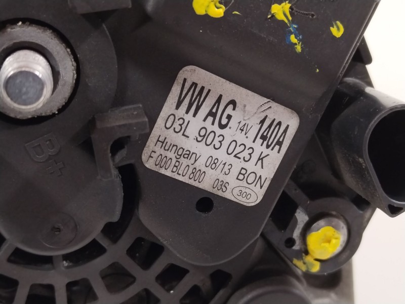 Recambio de alternador para audi a3 sportback (8va, 8vf) 2.0 tdi referencia OEM IAM 03L903023K  