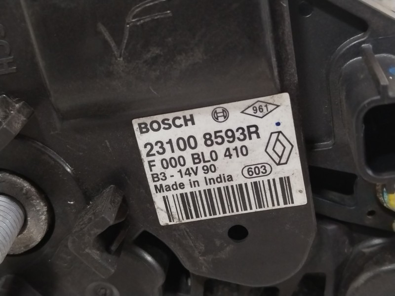Recambio de alternador para renault clio iv (bh_) 0.9 tce 90 referencia OEM IAM 231008593R  F000BL0410
