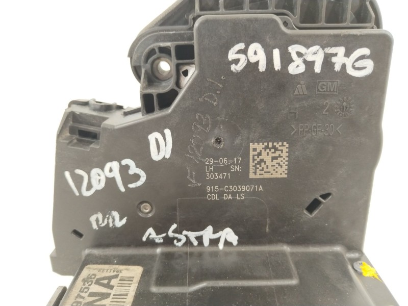 Recambio de cerradura puerta delantera izquierda para opel astra k lim. 5türig business referencia OEM IAM 13597536  