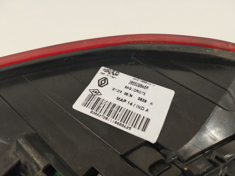 Recambio de piloto trasero derecho para renault clio iv (bh_) 0.9 tce 90 referencia OEM IAM 265509846R  