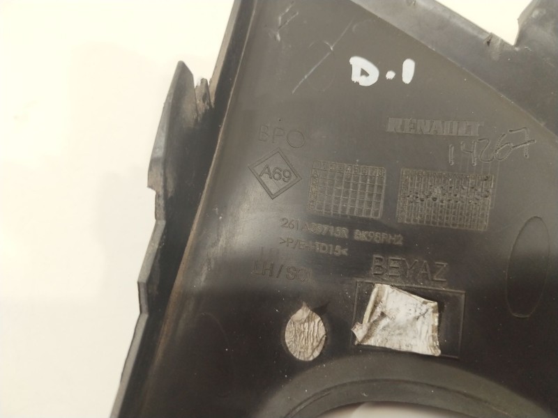 Recambio de rejilla paragolpes izquierda para renault clio iv (bh_) 0.9 tce 90 referencia OEM IAM 261A39715R  