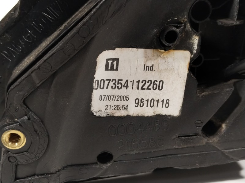 Recambio de retrovisor derecho para lancia ypsilon (101) 1.3 16v multijet argento referencia OEM IAM 7354112260  