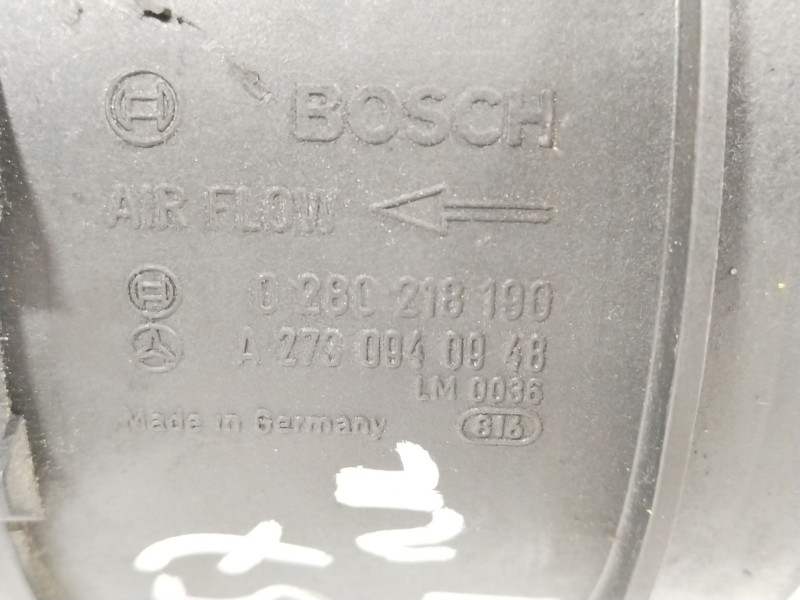 Recambio de caudalimetro para mercedes-benz clase cls (w219) 350 cgi (219.357) referencia OEM IAM A2730940948  0280213190