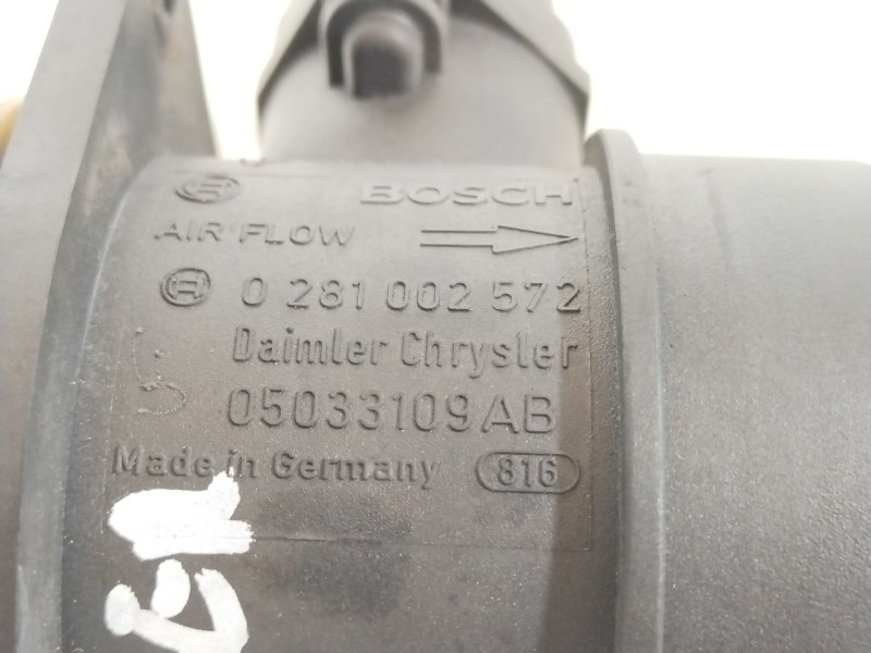 Recambio de caudalimetro para chrysler pt cruiser (pt) 2.2 crd limited referencia OEM IAM 05033109AB  0281002572