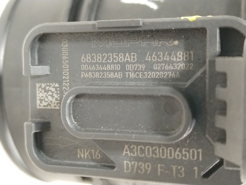 Recambio de caudalimetro para fiat fiorino (2023) fiorino 2252 referencia OEM IAM 68382358AB  A3C03006501