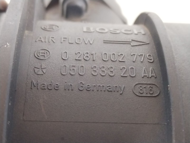 Recambio de caudalimetro para dodge caliber s referencia OEM IAM 05033320AA  0281002779