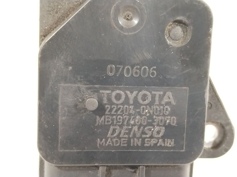 Recambio de caudalimetro para toyota auris (_e15_) 2.0 d-4d (ade150_) referencia OEM IAM 222040N010  MB1974003070