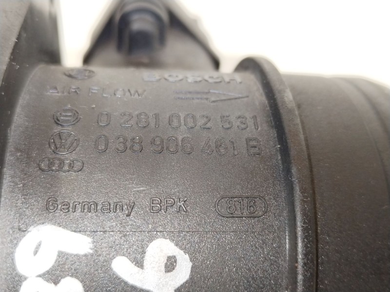 Recambio de caudalimetro para seat altea (5p1) 1.9 tdi referencia OEM IAM 038906461B  0281002531