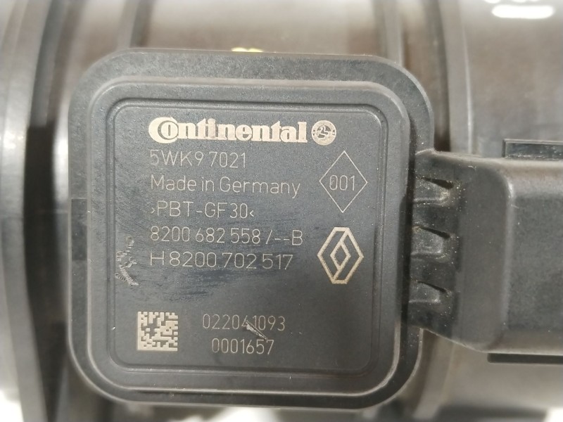 Recambio de caudalimetro para renault scénic iii (jz0/1_) 1.5 dci referencia OEM IAM 8200702517 5WK97021 8200682558