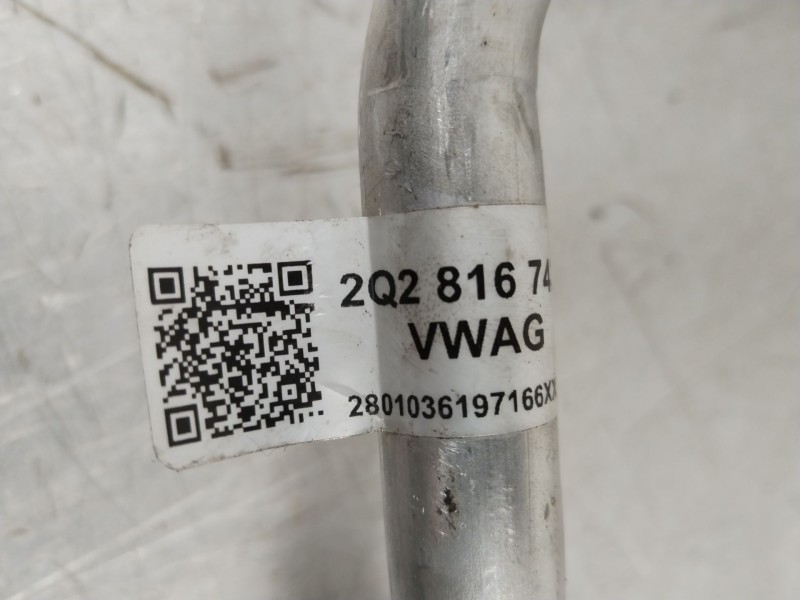 Recambio de tubo aire acondicionado para skoda scala (nw1) 1.6 tdi referencia OEM IAM 2Q2816743F  