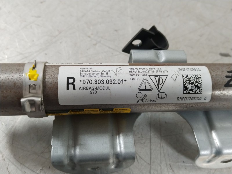 Recambio de airbag cortina delantero derecho para porsche panamera diesel referencia OEM IAM 97080309201  