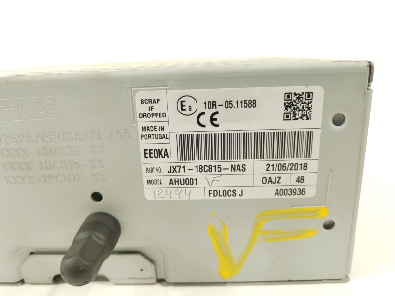 Recambio de sistema audio / radio cd para ford focus st-line referencia OEM IAM JX7118C815NAS  2425992