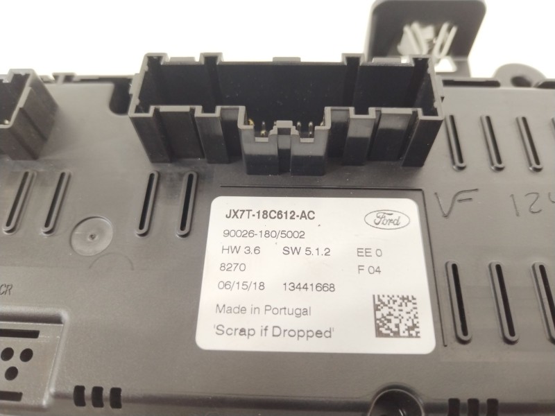 Recambio de mando climatizador para ford focus st-line referencia OEM IAM JX7T18C612AC 2470622 JX7T18C612AF