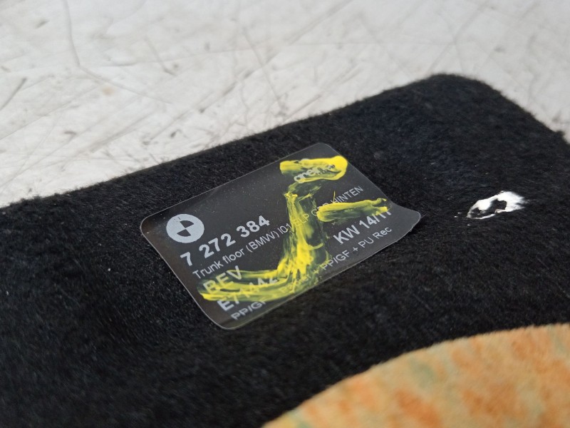 Recambio de bandeja trasera para bmw i3 (i01) i3 referencia OEM IAM 7272384  