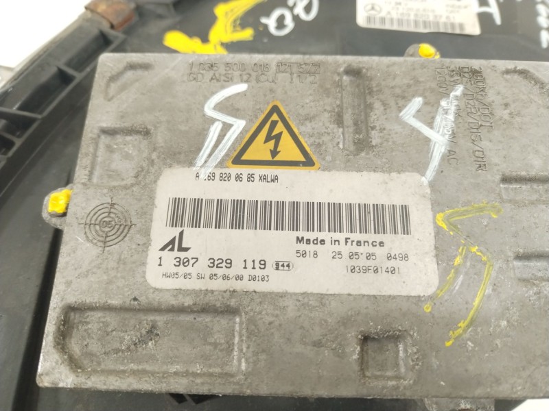 Recambio de faro izquierdo para mercedes-benz clase b (w245) 200 cdi (245.208) referencia OEM IAM A1698203761  