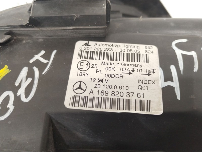 Recambio de faro izquierdo para mercedes-benz clase b (w245) 200 cdi (245.208) referencia OEM IAM A1698203761  