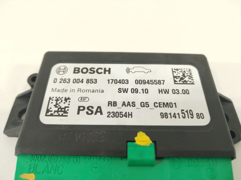 Recambio de modulo electronico para peugeot 308 sw active referencia OEM IAM 9814151980  0263004853