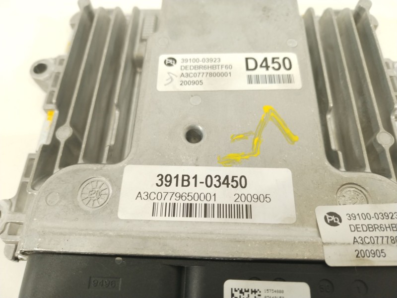 Recambio de centralita motor uce para kia niro (de) 1.6 gdi hybrid referencia OEM IAM 3910003923  A3C0777800001