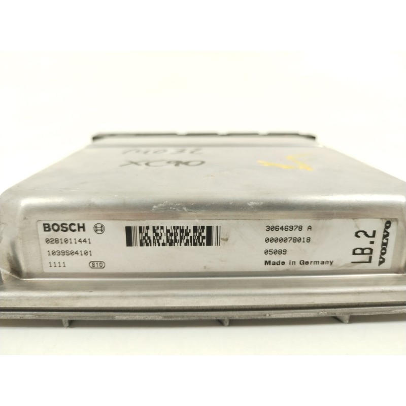 Recambio de centralita motor uce para volvo xc90 i (275) d5 awd referencia OEM IAM 30646978A 0281011441 1039S04101 Recambio de centralita motor uce para volvo xc90 i (275) d5 awd referencia OEM IAM 30646978A 0281011441 1039S04101