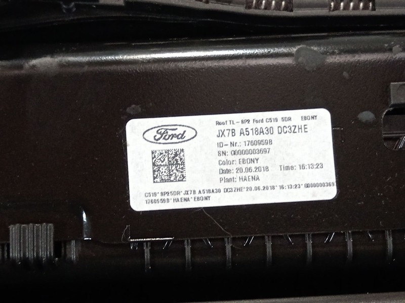 Recambio de techo electrico para ford focus st-line referencia OEM IAM JX7BA518A30  