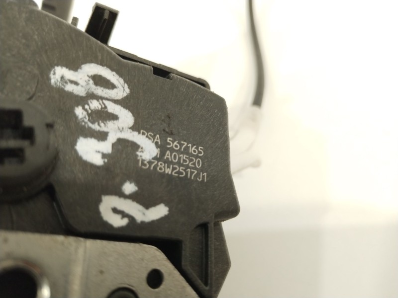 Recambio de cerradura puerta trasera izquierda para peugeot 308 sw sport referencia OEM IAM 567165  
