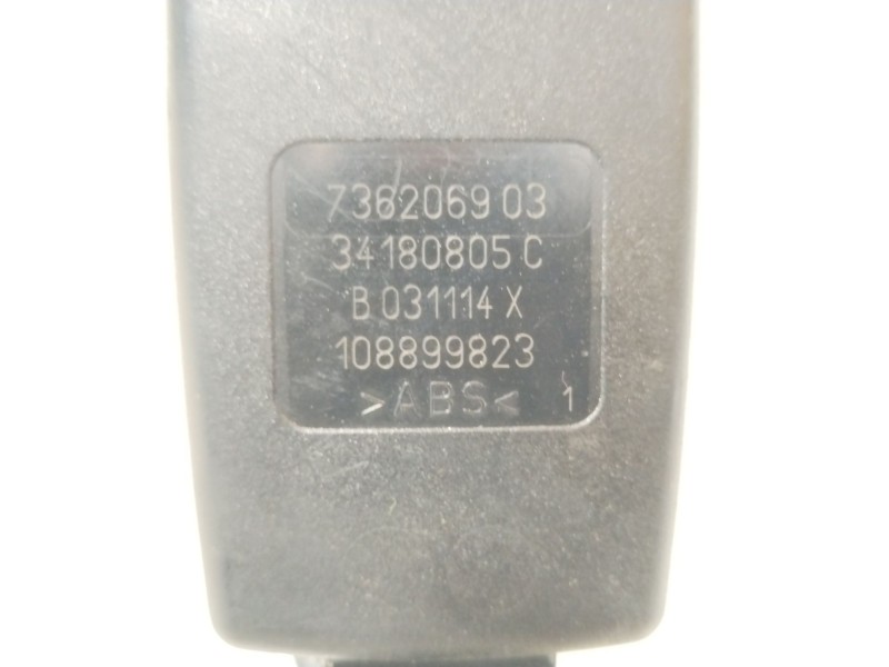 Recambio de enganche cinturon trasero izquierdo para mini mini (f56) cooper d referencia OEM IAM 7362069  72117364223