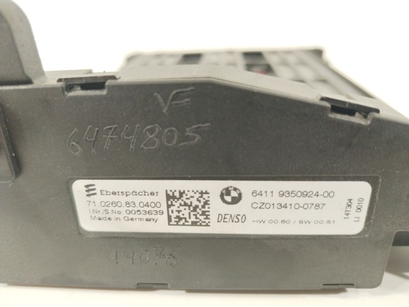 Recambio de resistencia calefaccion para mini mini (f56) cooper d referencia OEM IAM 64119350924  64119350924