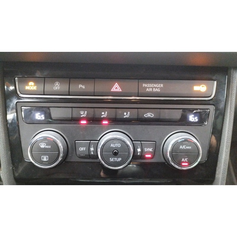 Recambio de mando climatizador para seat leon st (5f8) x-perience titan desert 4drive referencia OEM IAM 5F0907044BK  