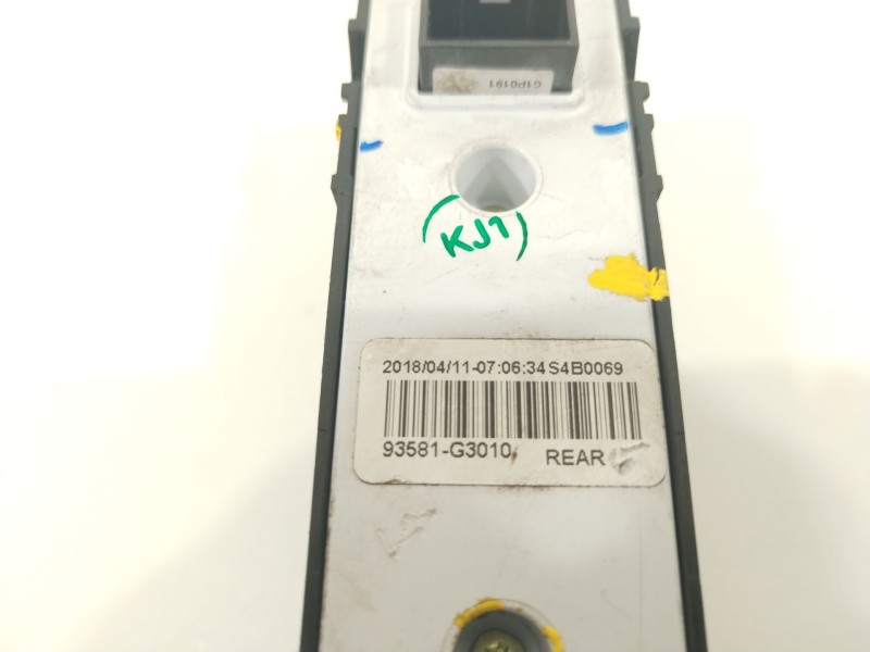 Recambio de mando elevalunas trasero izquierdo para hyundai i30 (pd) essence referencia OEM IAM 93581G3010  