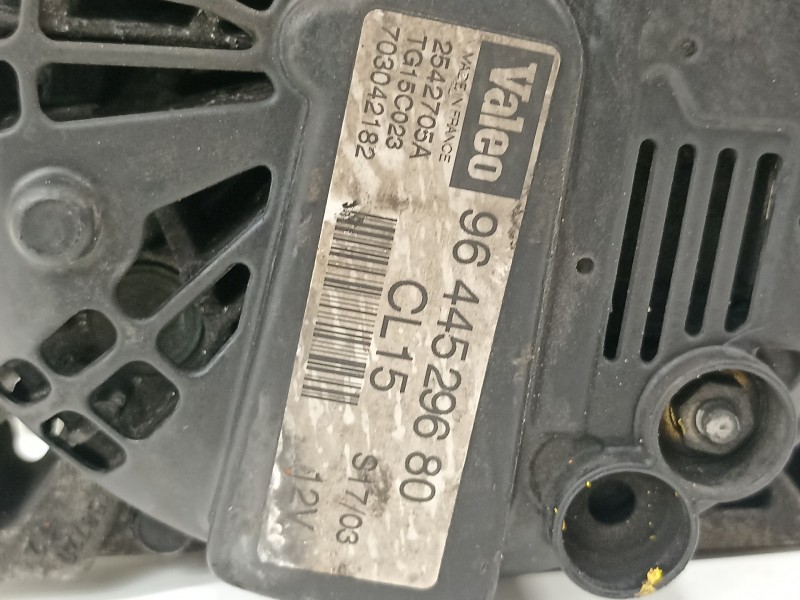Recambio de alternador para citroën c3 1.4 hdi exclusive referencia OEM IAM 9644529680  