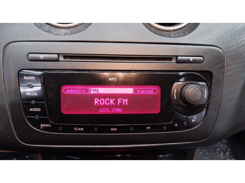 Recambio de sistema audio / radio cd para seat ibiza iv (6j5, 6p1) 1.9 tdi referencia OEM IAM 6J0035153B  