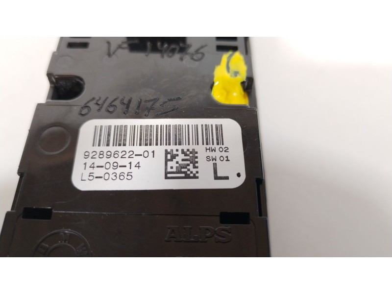 Recambio de mando elevalunas delantero izquierdo para mini mini (f56) cooper d referencia OEM IAM 9289622  61319289622