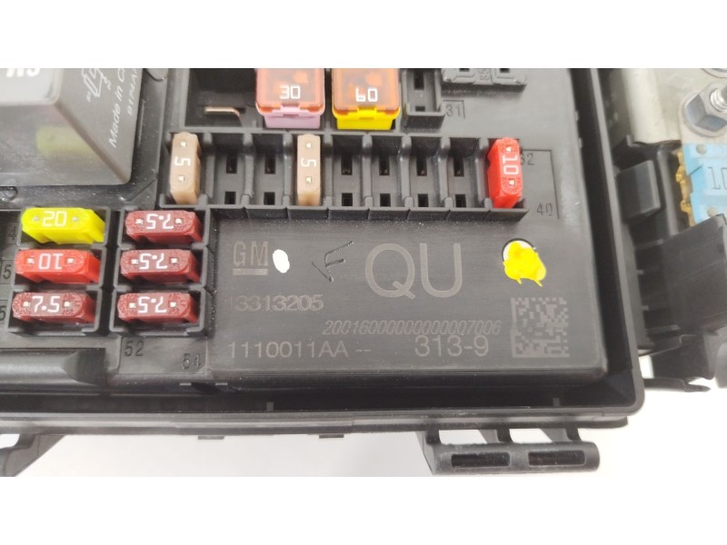 Recambio de caja reles / fusibles para opel astra j (p10) 1.7 cdti (68) referencia OEM IAM 13313205  1110011AA