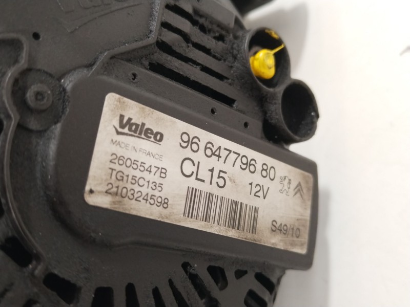 Recambio de alternador para peugeot 308 sw envy referencia OEM IAM 9664779680  