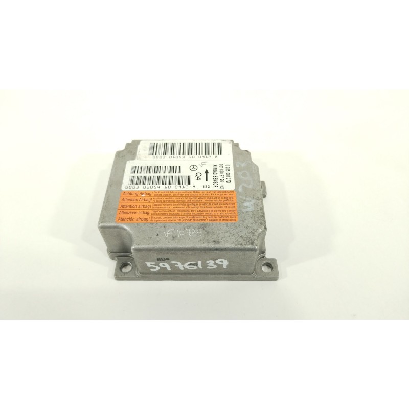 Recambio de centralita airbag para mercedes-benz clase c (w203) berlina 180 (203.035) referencia OEM IAM 0018209726  0285001373