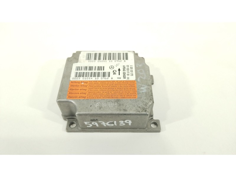 Recambio de centralita airbag para mercedes-benz clase c (w203) berlina 180 (203.035) referencia OEM IAM 0018209726  0285001373