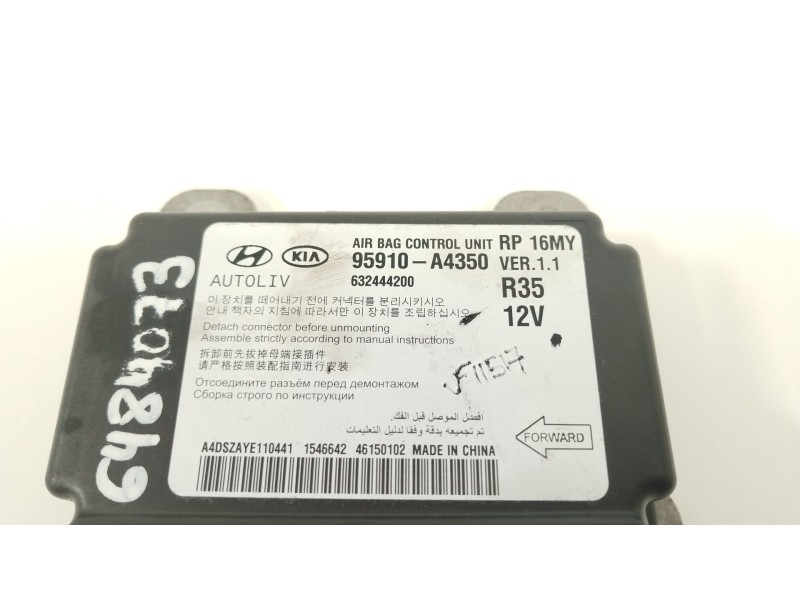 Recambio de centralita airbag para kia carens ( ) basic referencia OEM IAM 95910A4350  