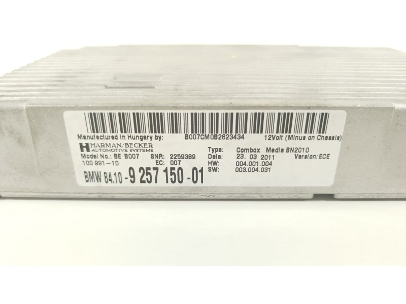 Recambio de modulo electronico para bmw 5 (f10) 530 d xdrive referencia OEM IAM 84109257150  