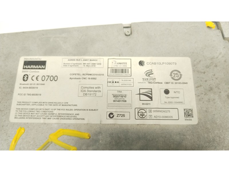 Recambio de modulo electronico para bmw 5 (f10) 530 d xdrive referencia OEM IAM 84109257150  