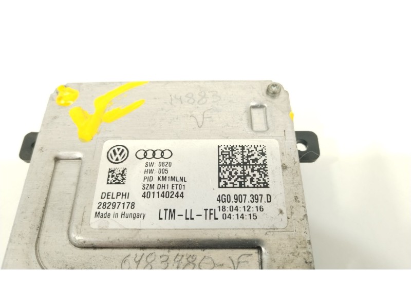 Recambio de centralita faros xenon para audi a4 b8 (8k2) 2.0 tdi referencia OEM IAM 4G0907397D  
