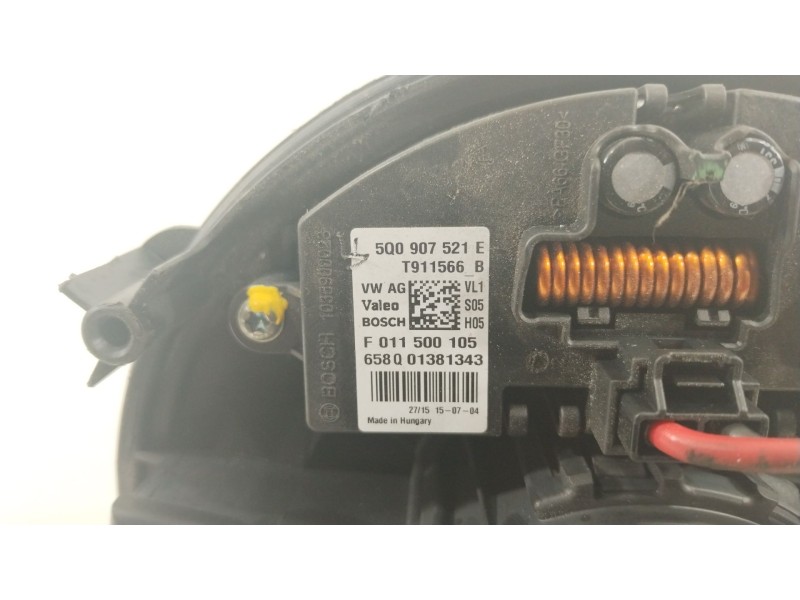 Recambio de ventilador calefaccion para volkswagen golf vii lim. gte referencia OEM IAM 5Q1819021B  5Q0907521E