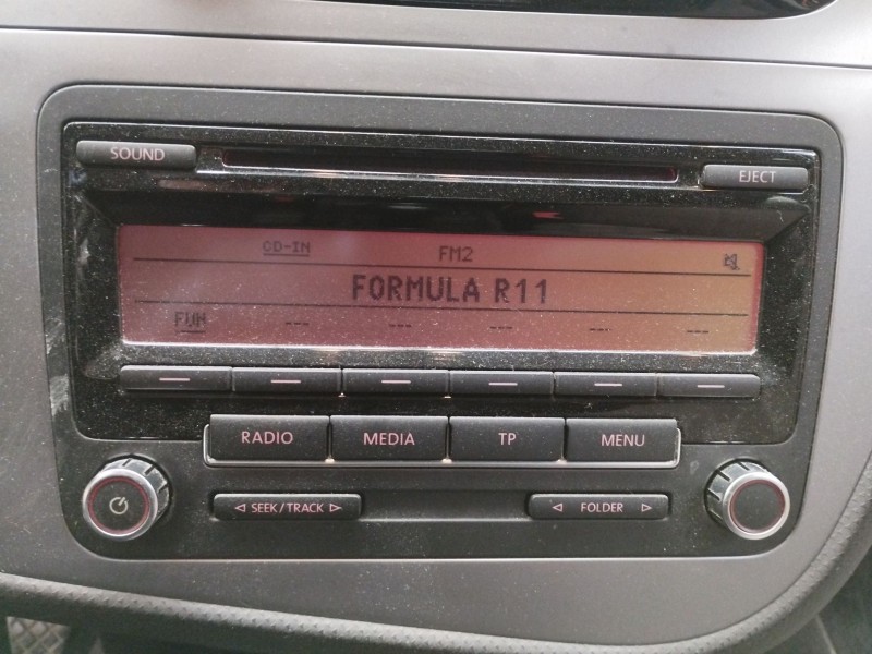 Recambio de sistema audio / radio cd para seat leon (1p1) 1.6 tdi referencia OEM IAM 5P0035186  